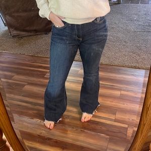 Ariat Flare Jeans with Raw Hem
